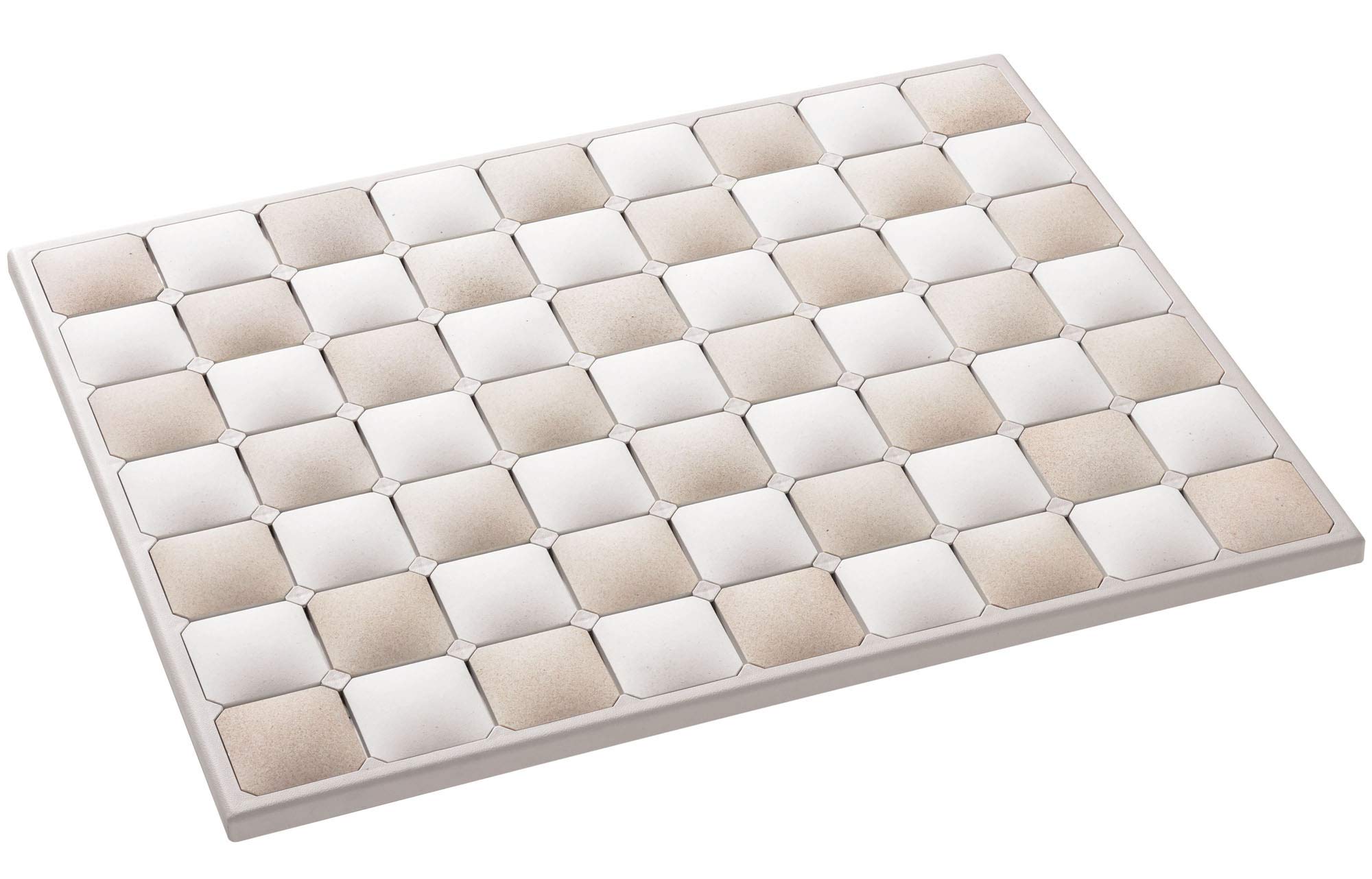 天馬 珪藻土バスマット ライトブラウン L PORISH プレミアム