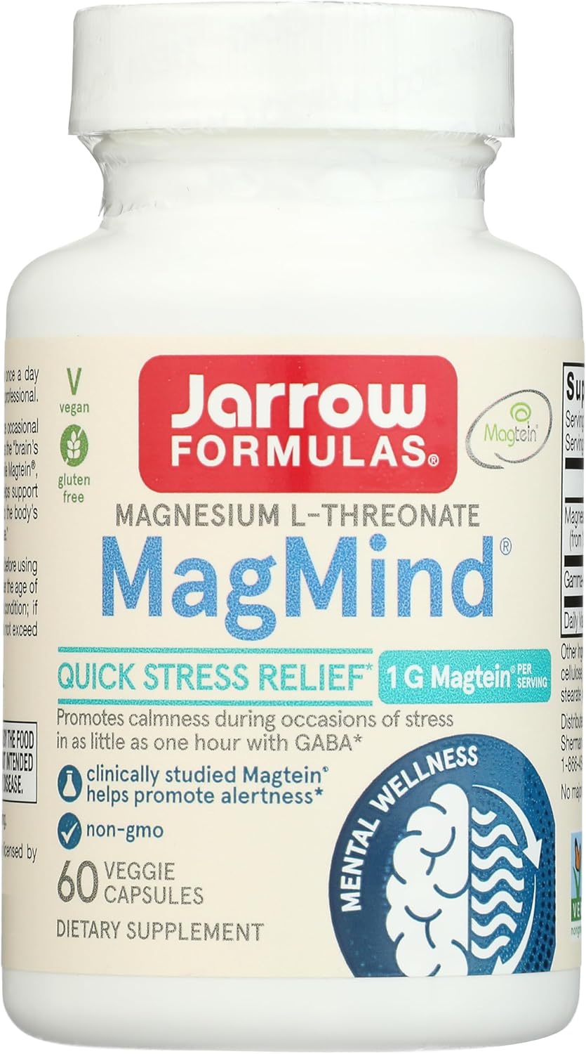 Jarrow ジャローMagMind Quick Stress Relief Caps 60錠 カプセル