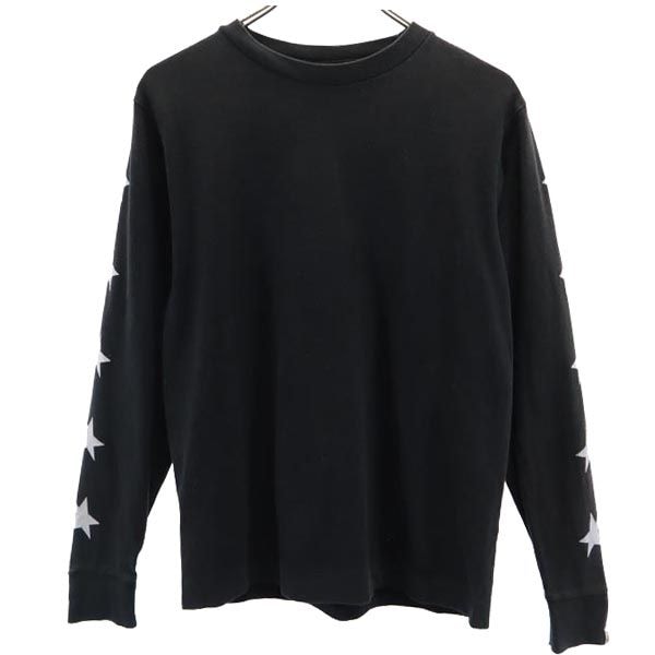 プリント 長袖 Tシャツ S ブラック系 ロンT 星 メンズ 6,681円