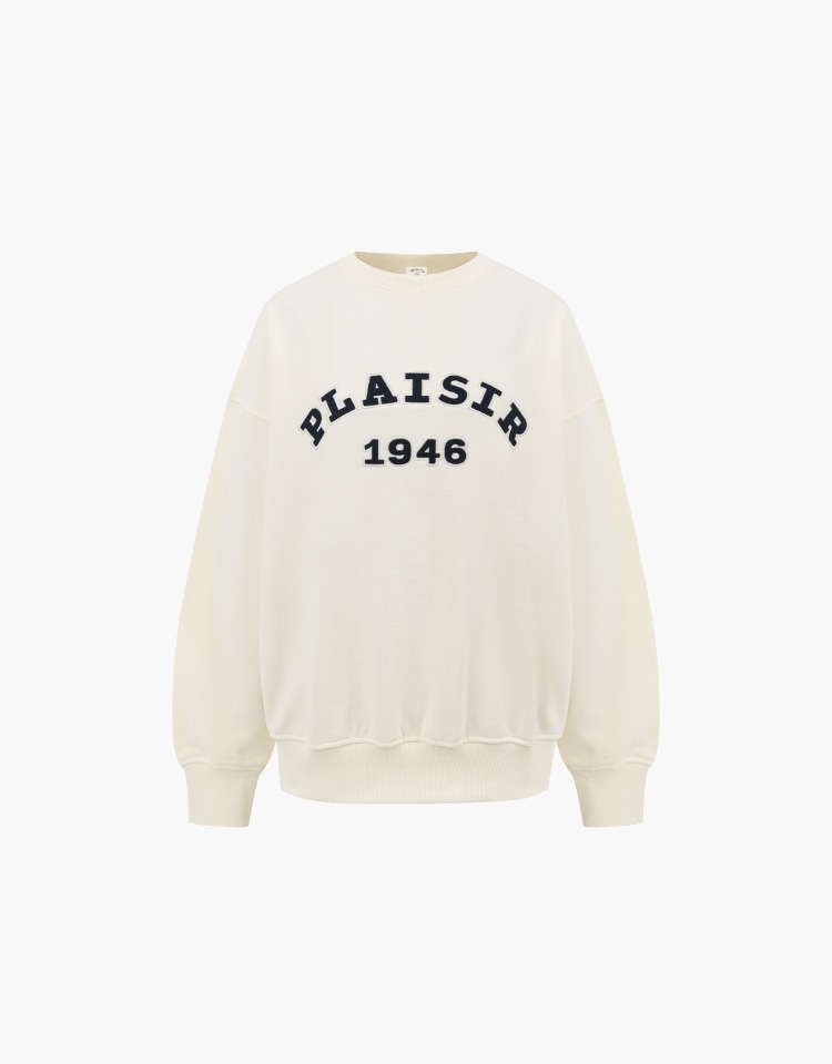 【DEPOUND】 PLAISIR SWEATSHIRTS : IVORY