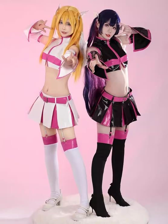 2.5次元の誘惑 天乃リリサ 橘美花莉 コスプレ 衣装 ウィッグ付き 大人用 豪華セット 仮装 文化祭 ステージ服 ハロウィン クリスマス