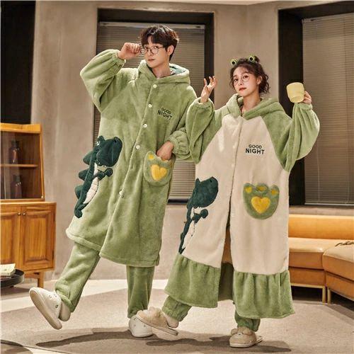 团购8件套ペアパジャマ 冬 もこもこ カップル ペア ルームウェア セット 前開き 長袖 ペアパジャマ モコモコ メンズ ペアパジャマ カップル 秋冬 結婚祝い プレゼント ペ