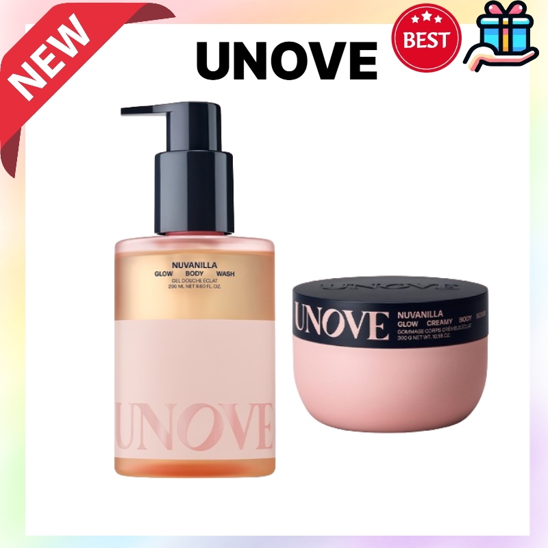 [NEW新作ボディケア2点セット] GLOW Perfume ボディソープ+ ボディスクラブ ROSY AURA NUVANILLA おすすめ 保湿 しっとり ボディーローション 泡スキンケア 角質
