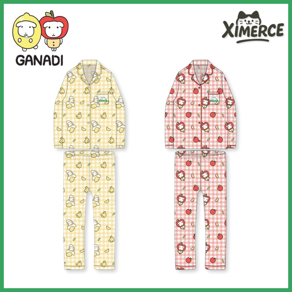 【新商品】 SPAO X GANADI 糖度最高のガナディマート長袖 パジャマ 睡眠 パジャマ