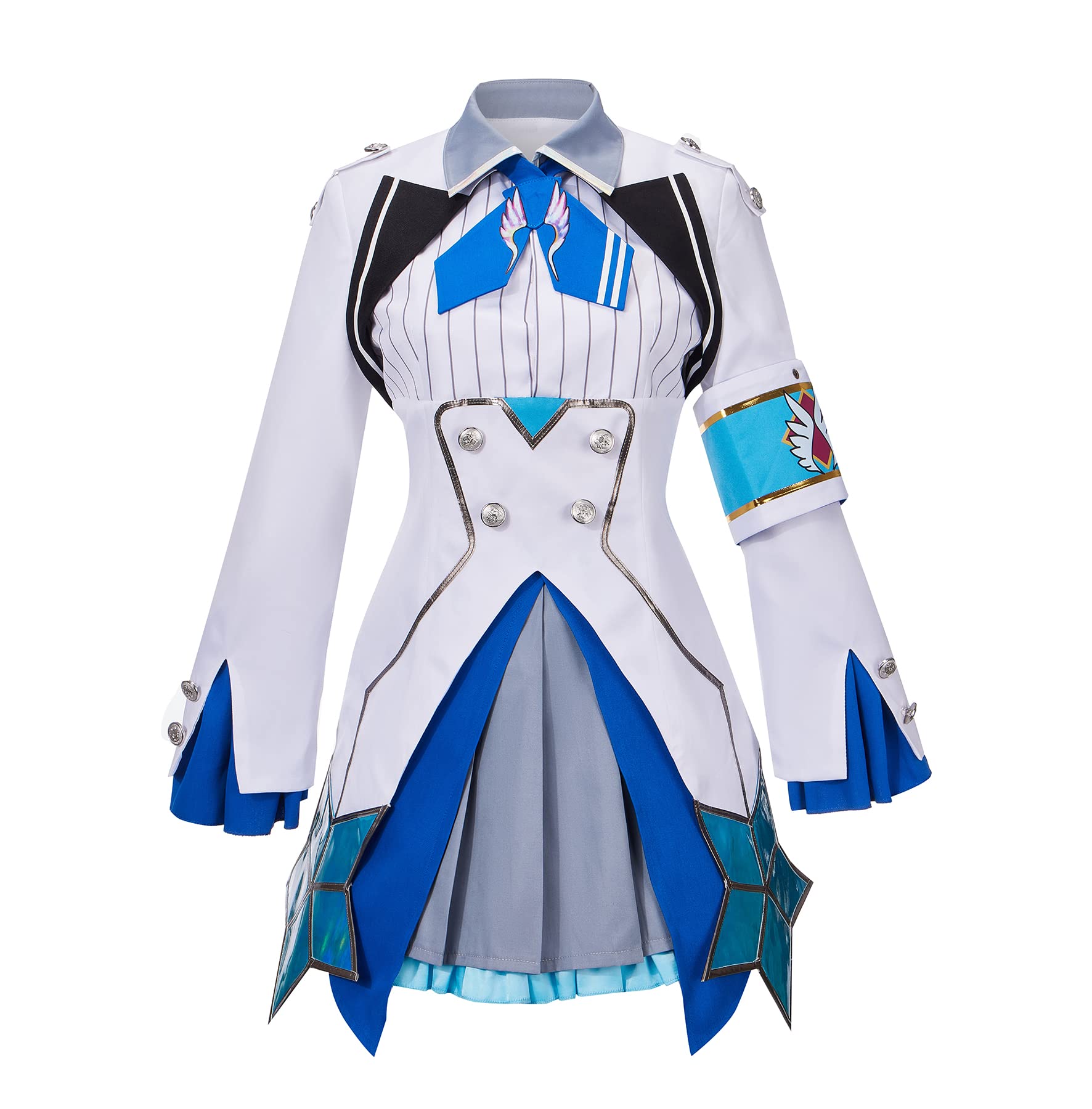 リゼ ヘルエスタ コスプレ衣装 アクセサリー付き 7点セット バーチャ V チューバー コスプレ jk制服コスプレ 女子高生コスプレ アイドル ステージ服 イベント仮装 文化祭 学 69392