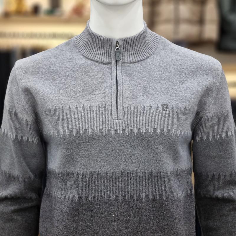 テクスチャカラーブロックハーフジップPQKR4312951_SH