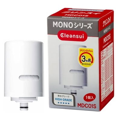 他サイト： 三菱レイヨン MDC01S 蛇口直結型浄水器 MONOシリーズ用交換カートリッジ 1個入り クリンスイの商品画像