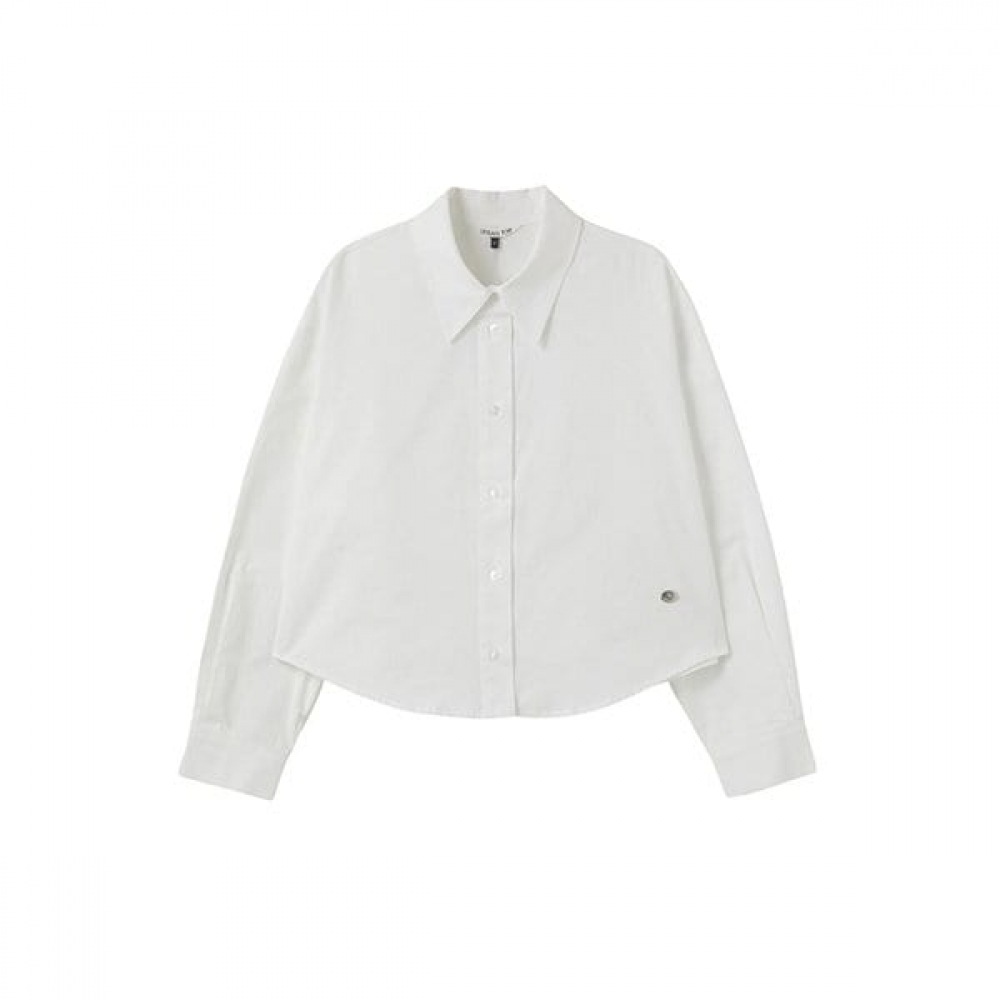 ブランド ベーシック クロップシャツ ブラウス AR7WB160