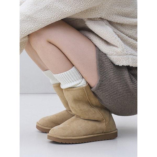 インテンス 女性 スエード ファー ブーツ 2cm LCWA14I34V