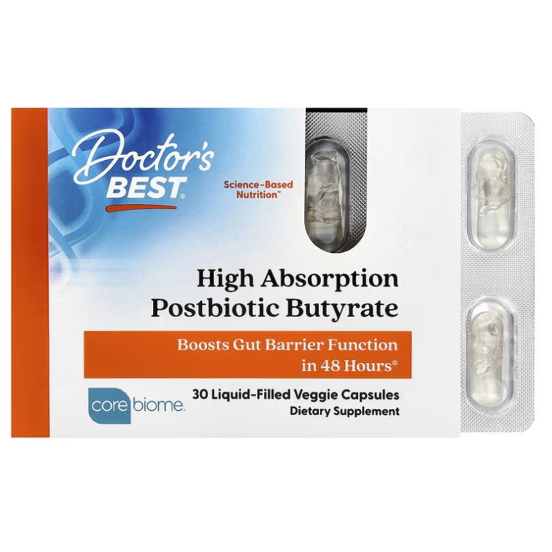 吸収ポストバイオティクス酪酸塩 液体ベジカプセル30粒（1粒あたり300mg）