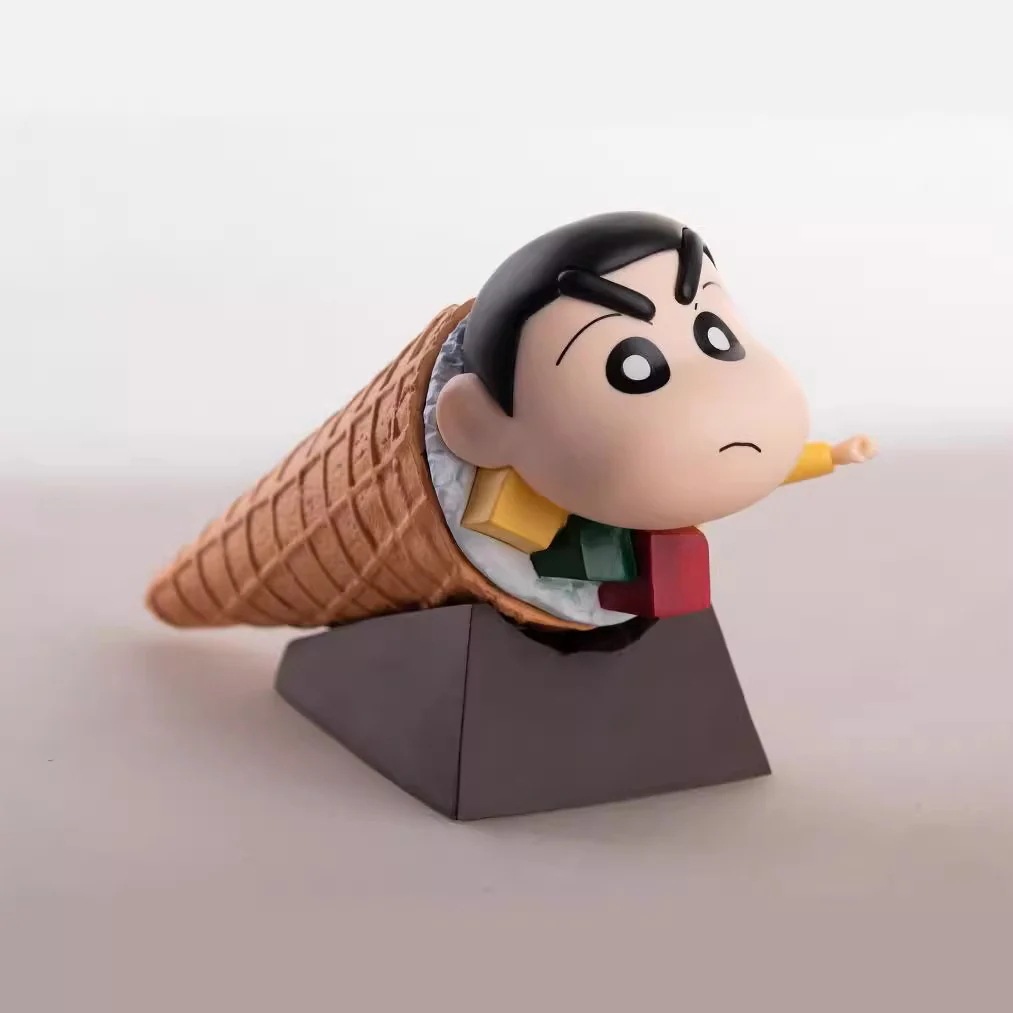 国内フィギュアアイスクリームqバージョンモデルオーナメントアニメフィギュアシャーシオーナメント
