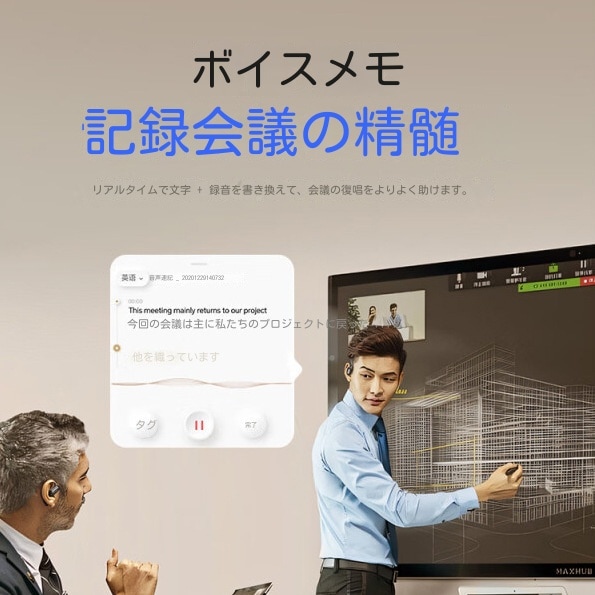 黒チャープGE06 bluetoothイヤホン無線スマートAI音声アシスタント超大航続5.4大電力耳掛け式