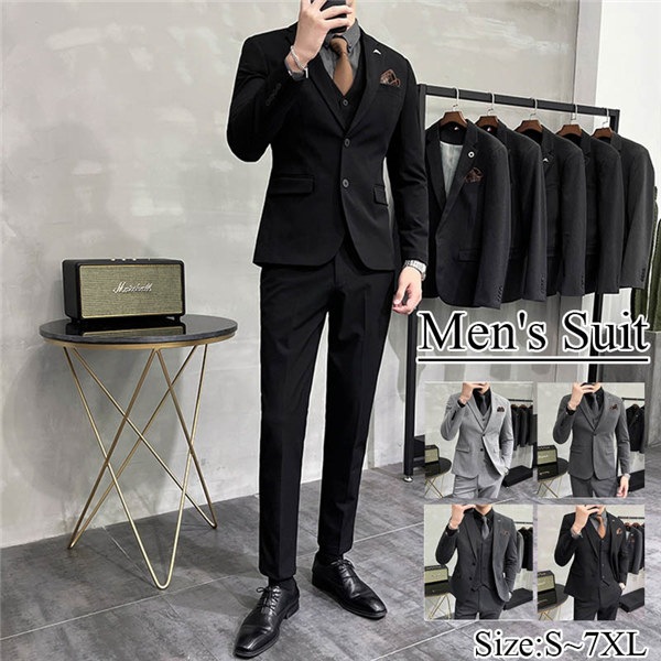 スーツ メンズ メンズスーツ ベーシックスーツ ビジネススーツ オールシーズン 二つボタン スリムフィット セットアップ 結婚式 フォーマルスーツ 大きいサイズ スタンダード カジュアルスーツ パーテ