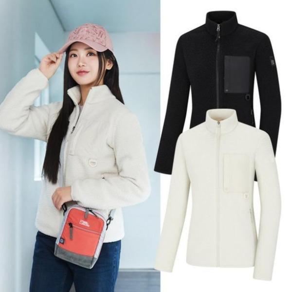 HC03 女性 ブークル ボンディング フリース ジップアップジャケット ジェニバー KVJ6515W (S41517684)