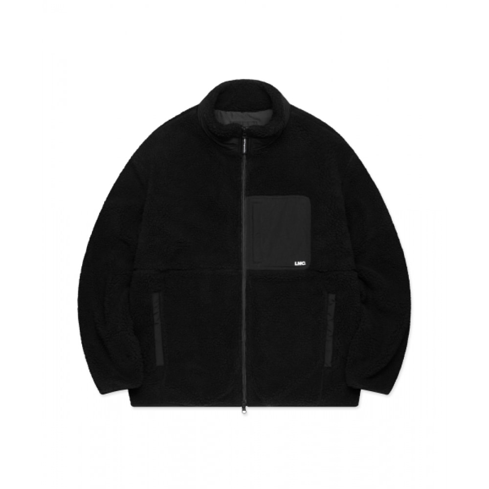 LMC シェルパフリースジャケットブラック
