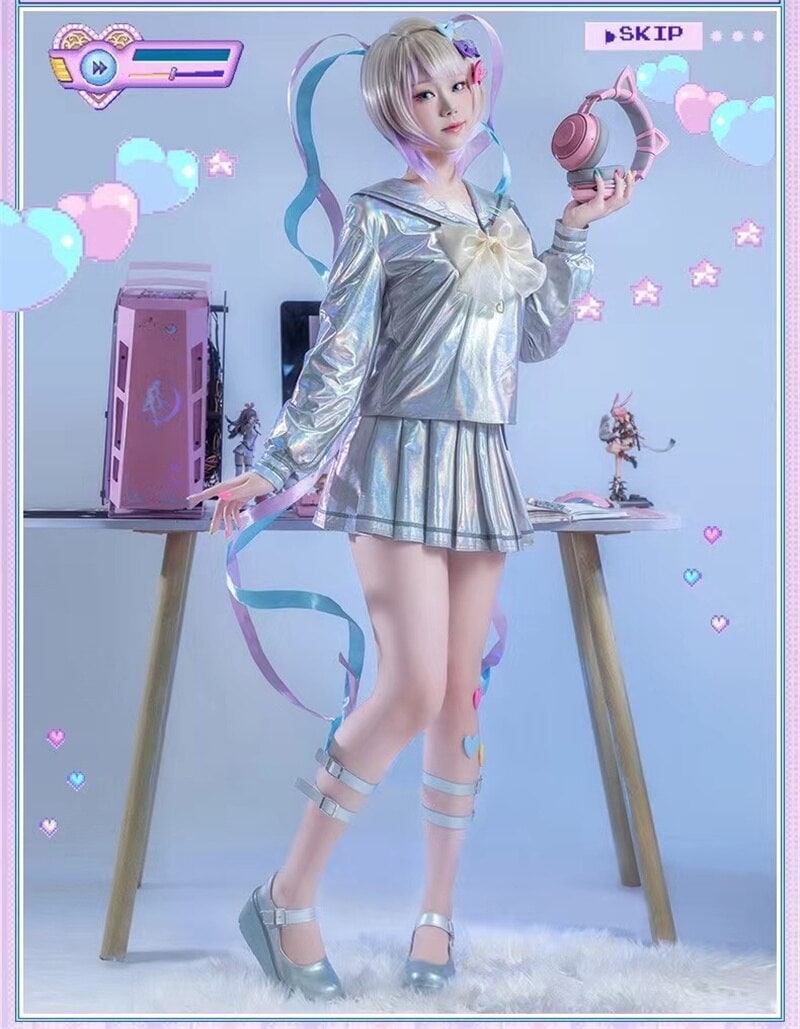 衣装cosplay KAgel 超絶最かわてんしちゃん ニーディーガールオーバードーズ スーツ ハロウィン 2023年新作入荷コスプレ