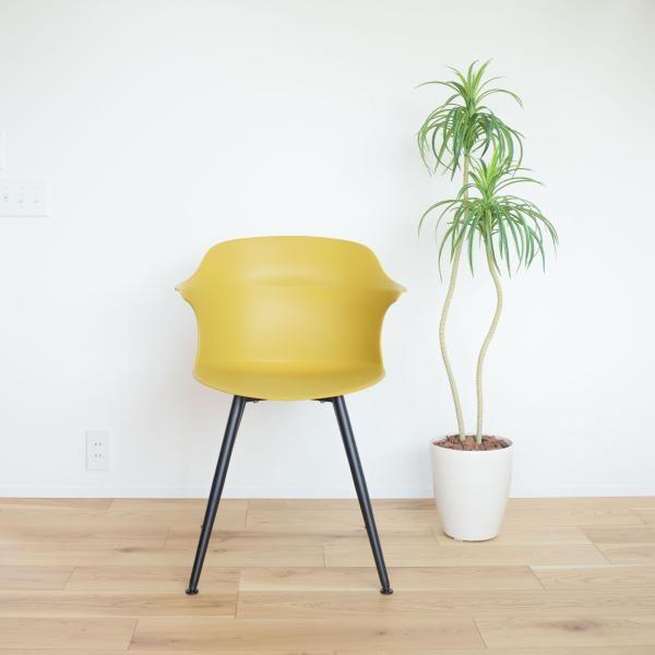 チェア 1脚 ダイニングチェア 椅子 イス リビング スチール 肘掛け付き 撥水 おしゃれ ひじあり ポリプロピレン デザイナーズ 一人掛け ひとりがけ 1人用 ID012