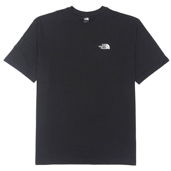 ノースフェイス Tシャツ カットソー メンズ 半袖 M コットン ブラック M S/S ESSENTIAL OVERSIZE TEE NF0A87NR-JK3-BKM THE NORTH FACE