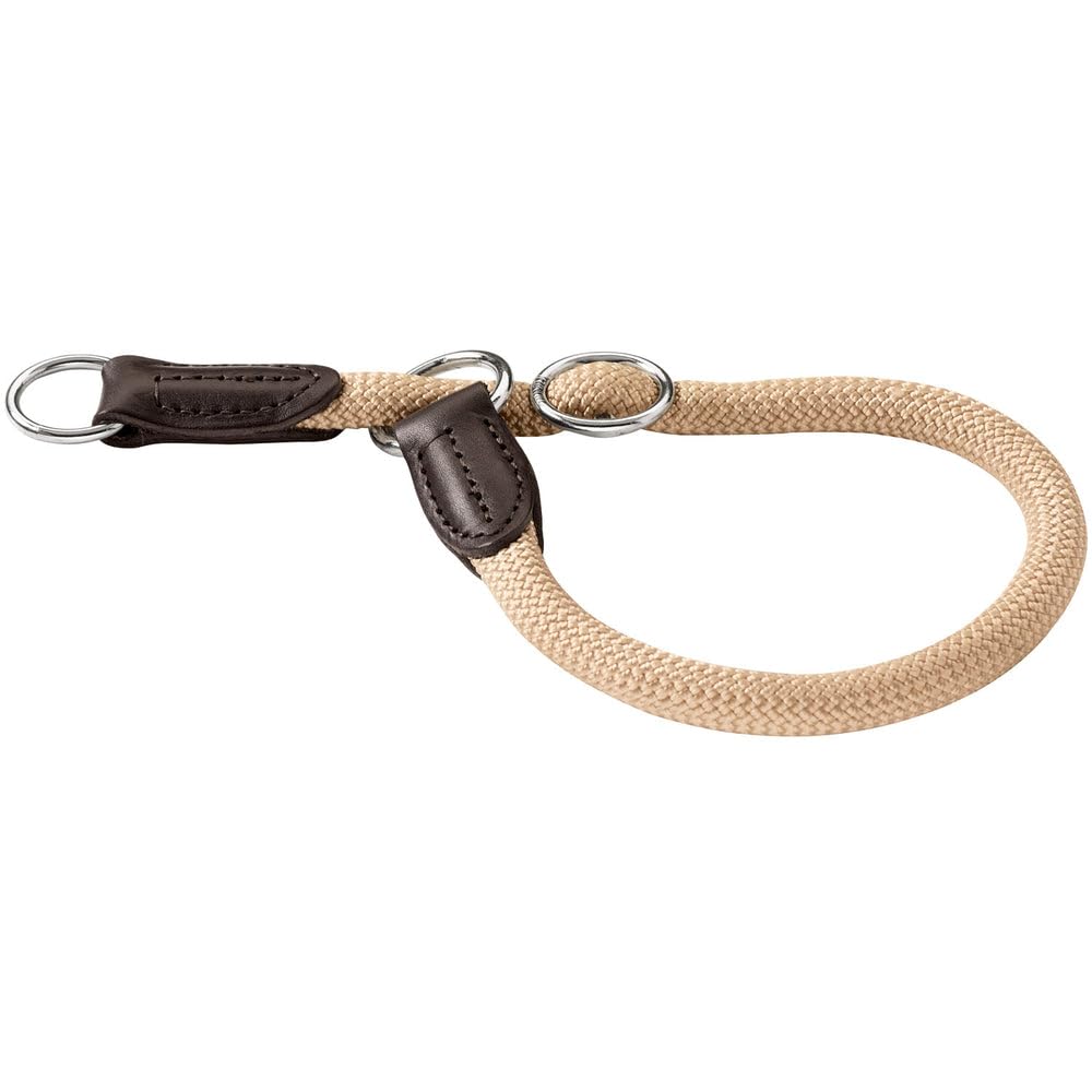 HUNTER ナイロンロープ フリースタイル 犬 ペット用 首輪 カラー チョークタイプ Hunter Collier Freestyle (50 ベージュ)