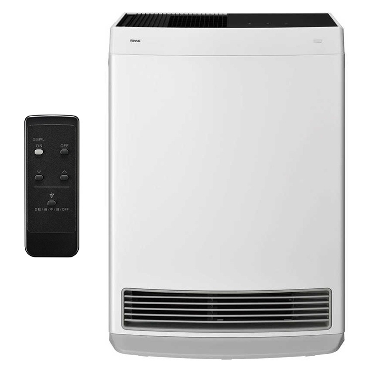 ガスファンヒーター ウィズ 木造:15畳 コンクリート:21畳 都市ガス 13A 多機能 ECO プラズマクラスター RC-B5801ACP-13A
