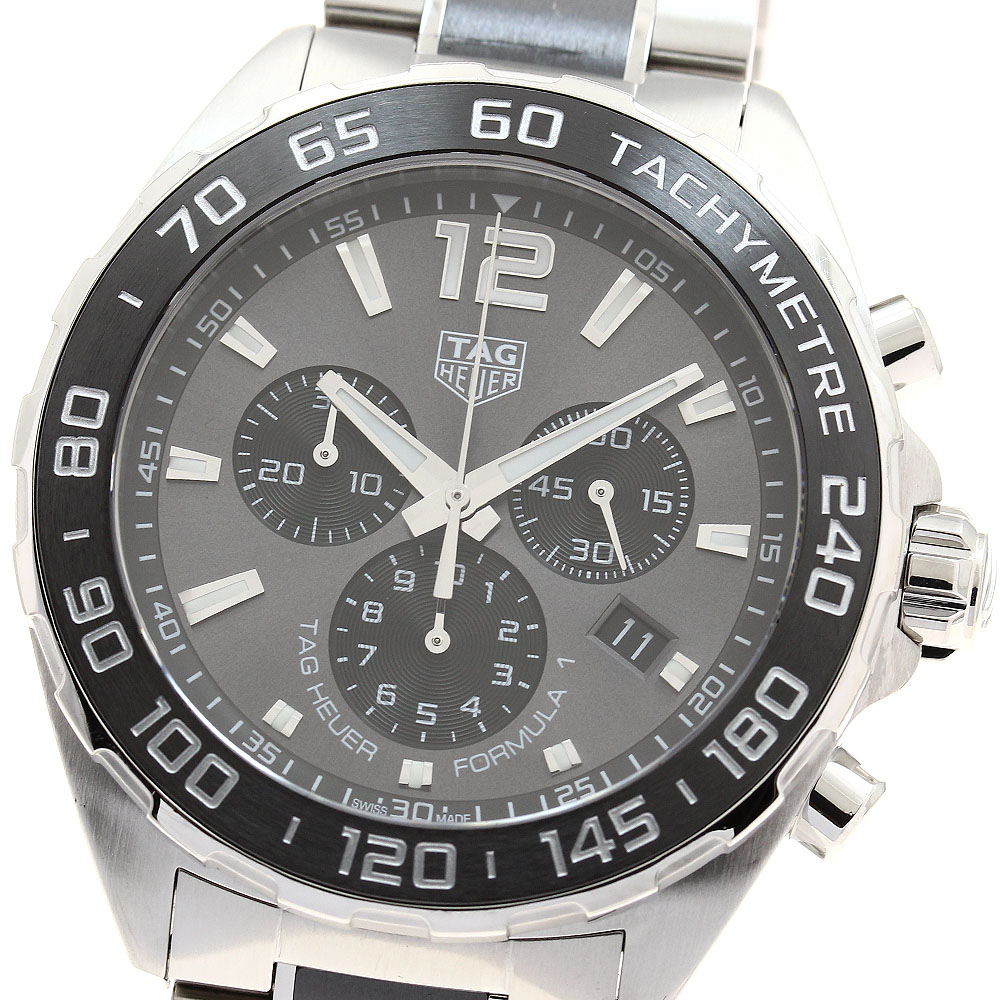 タグホイヤー TAG HEUER CAZ1011.BA0843 フォーミュラ1 デイト クロノグラフ クォーツ メンズ 良品 _887448【中古】 79,750円