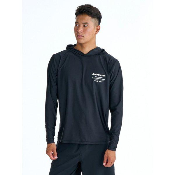 手描きフルジップ ラッシュガード フーディー (QG11RS800BLK)