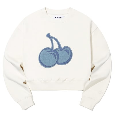 ★韓国の人気★【KIRSH】★UNI WORDING LOGO LONG SLEEVE★ セール】KIRSH CHERRY ARCH LOGO CROP T-SHIRT/キルシーチェリー
