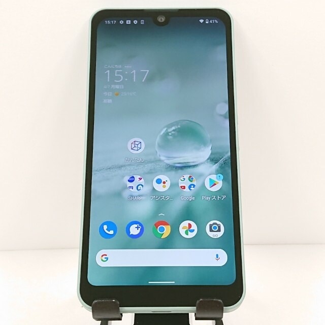 AQUOS wish SHG06 au オリーブグリーン 送料無料 本体 c11275 【中古】