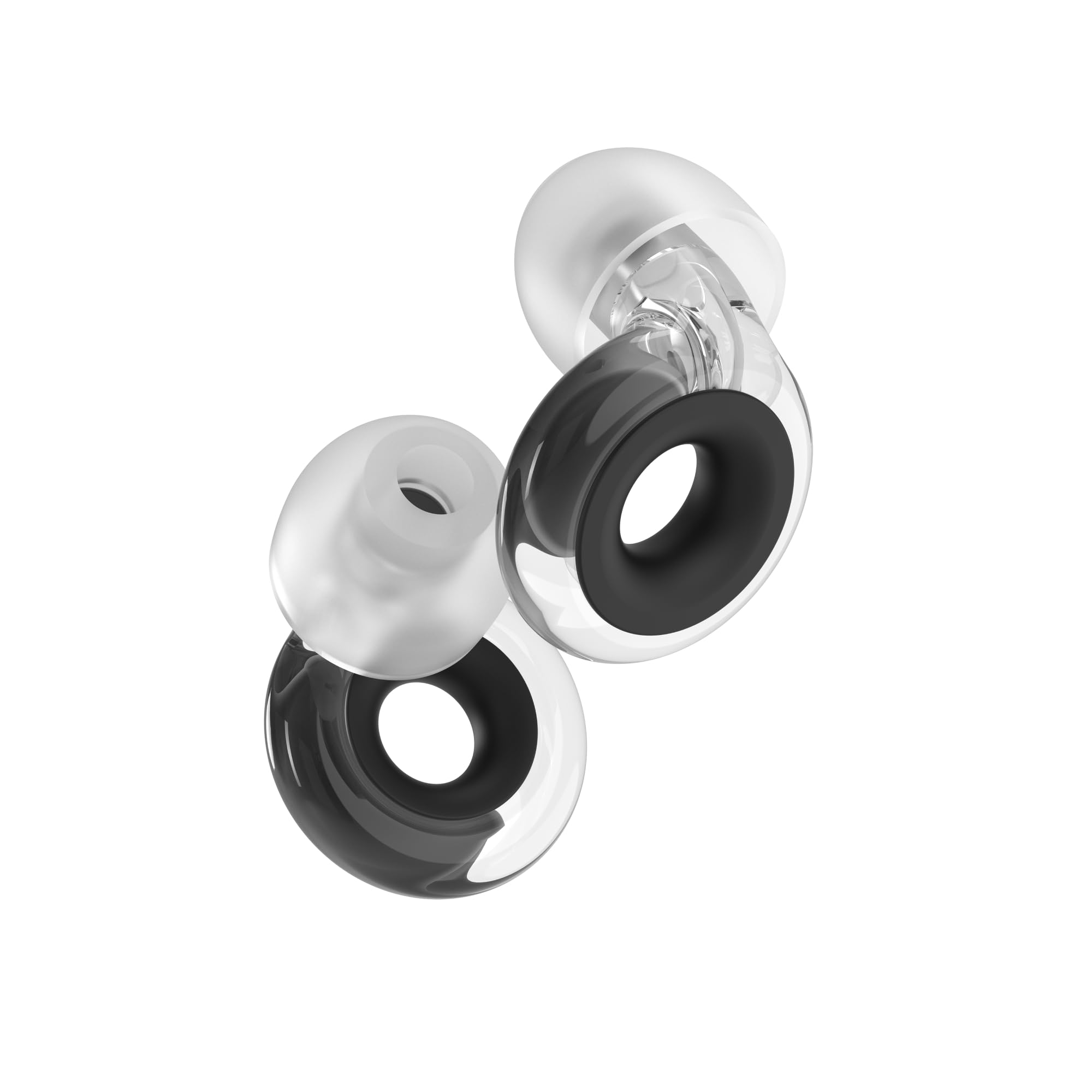 会話用耳栓 Loop Engage Plus － 低レベルのノイズ低減で明瞭な声での会話を実現 － ネットワーキング育児騒音に敏感な方に － 8個 (4セット) のイヤチップ ＋ 追加アクセ