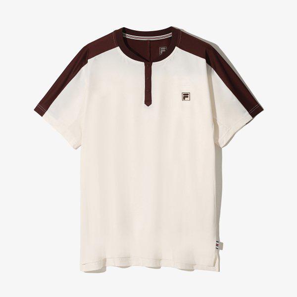 [FILA] [分離ユニ]ポリスパンヘンリーネックハーフジップ半袖Tシャツ (FS253RS11U002_150)