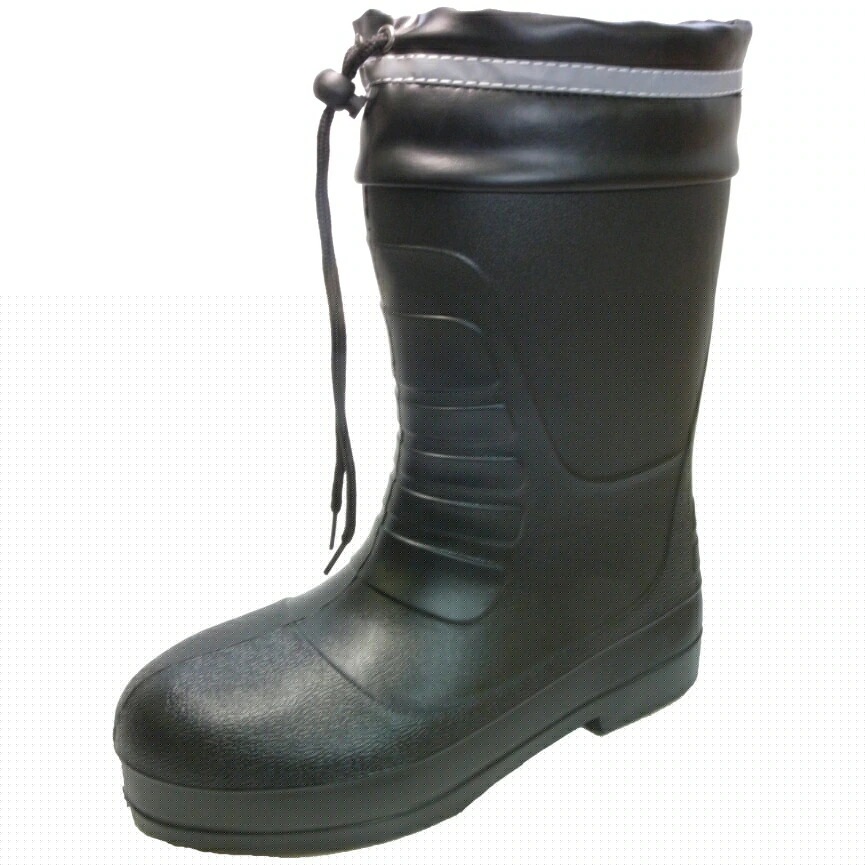 日進ゴム　Hyper V　先芯入り　氷雪用スタッドレス防寒ブーツ　SSV-77　ブラック【取り寄せ商品・即納不可】