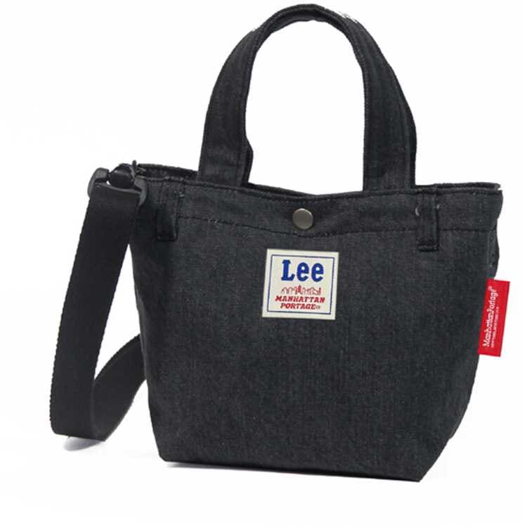 カナージー トートバッグ Lee限定コラボ XS ブラック W23/15×H16.5×D9.5cm #MP1380LEE-1000