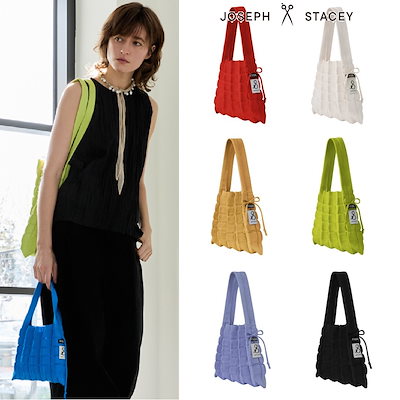 【JOSEPH&STACEY】Lucky Pleats Knit S FIORI 韓国発 バッグ Qoo10] ジョセフ＆ステイシー Lucky Pleats Knit S : バッグ・雑貨