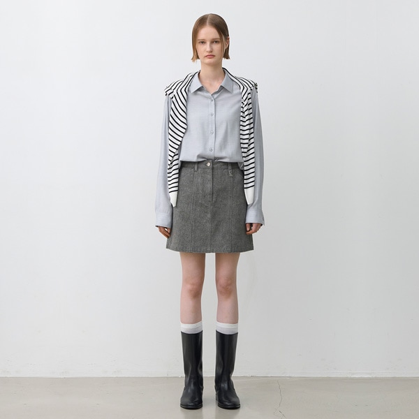 (SK-5004)ESSENTIAL PIGMENT MINI SKIRT