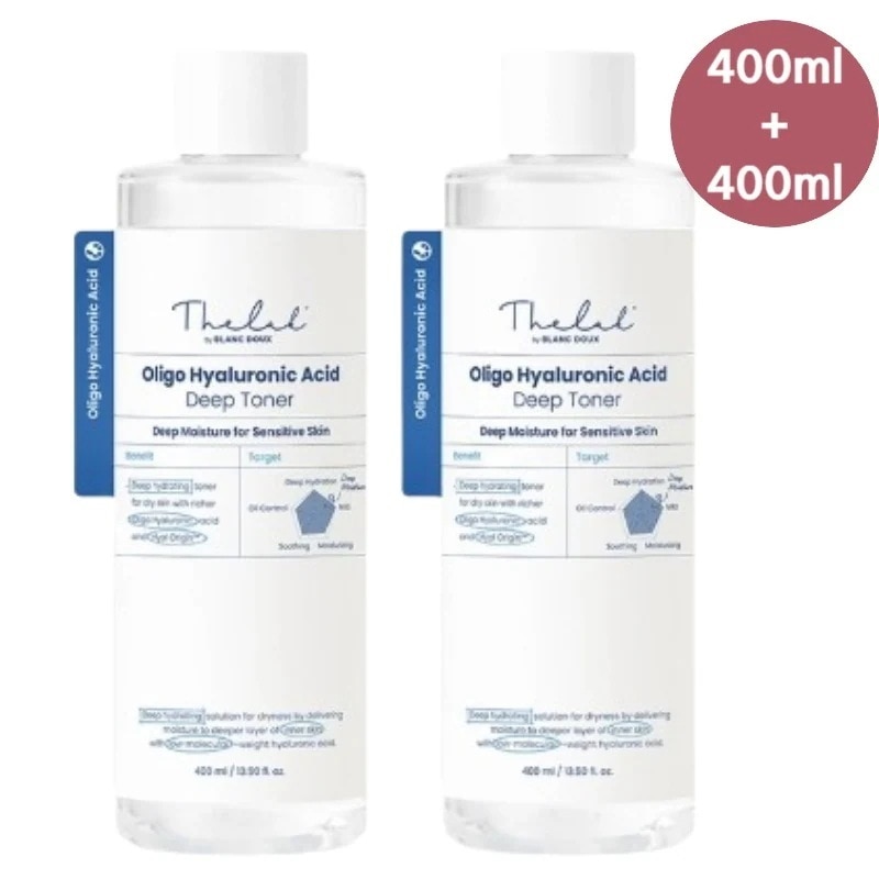 【1+1】オリゴ ヒアルロン酸 5000 トナー 400ml/低刺激/速保湿/微酸性/水分補給/ビーガンコスメ/韓国コスメ