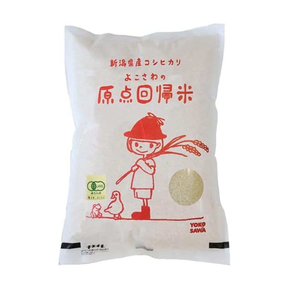 オーガニック 有機米 新潟産コシヒカリ 白米 5kg 有機JAS認証 / 化学肥料不使用 安心 安全 お米 6,230円