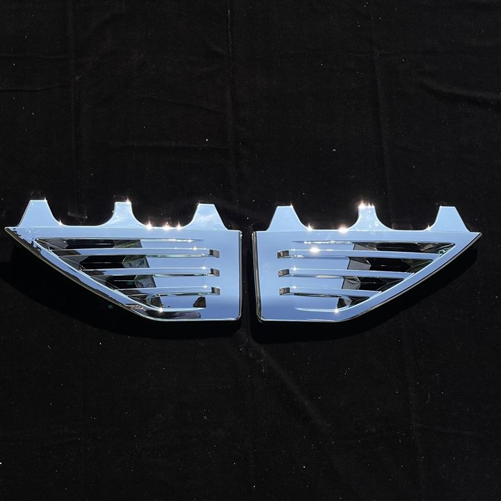 日野 レンジャープロ エアループレンジャ 標準車/ワイド車共用 メッキ ステップスカート エアロタイプ H14.1～H29.4(ステップスカート エアロタイプ)