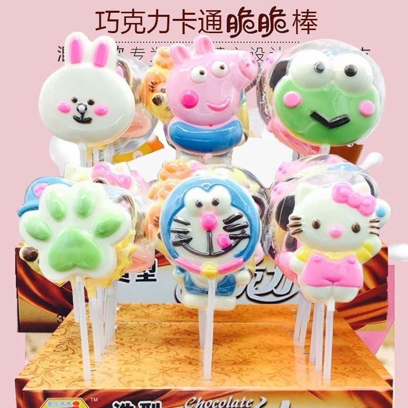 クリエイティブ漫画チョコレートロリポップ子供用カジュアルスナックキャンディーケーキパン装飾ミックススタイル