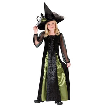 コスプレ 仮装 ゴスメイデンウィッチ 子供用 S 【 コスプレ 衣装 ハロウィン 仮装 コスチューム 子供 魔女 キッズ こども ゴシックウィッチ パーティーグッズ 子ども用 魔法使い 】