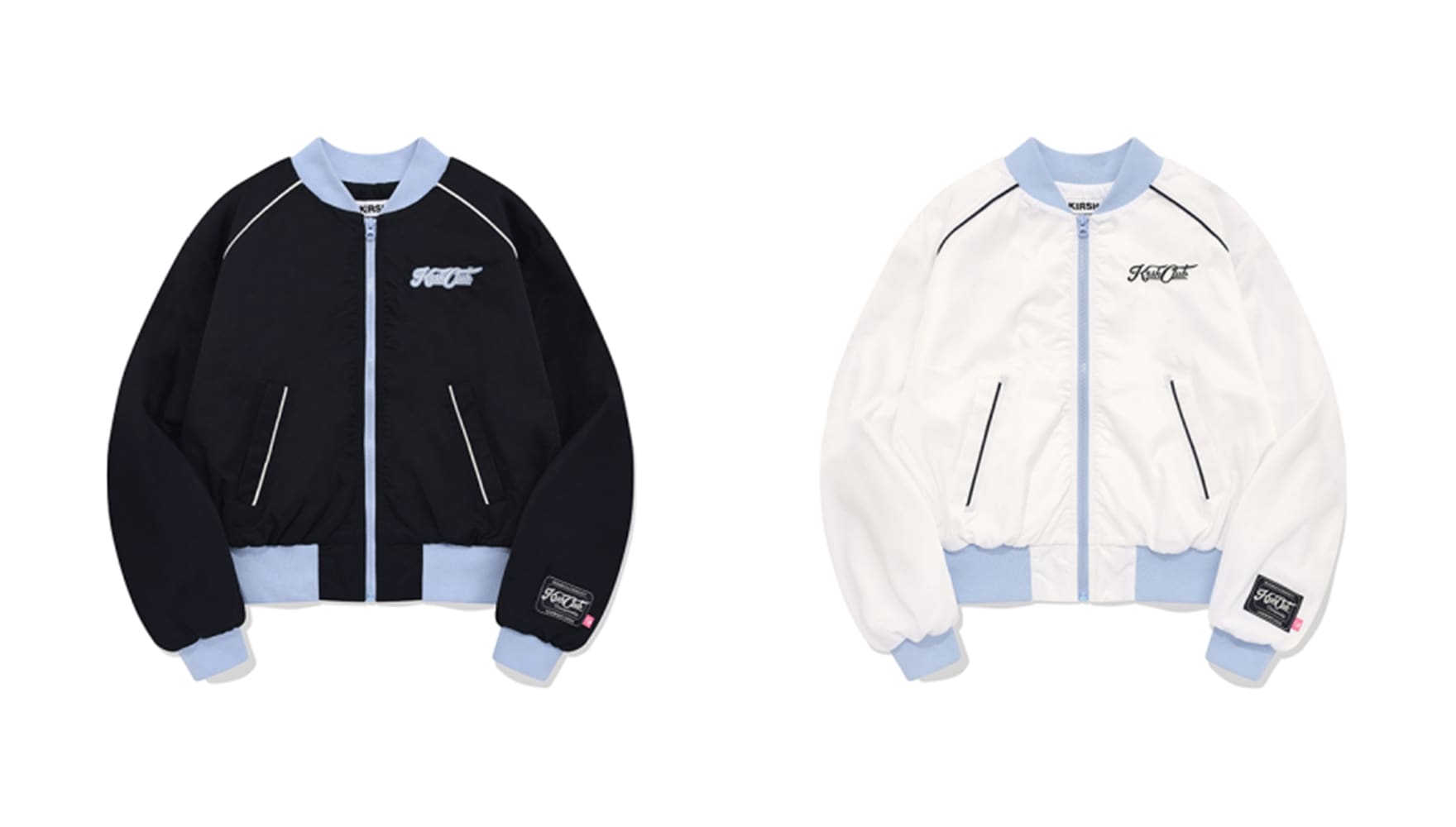 UNI LOGO WAPPEN CROP BLOUSON JACKET