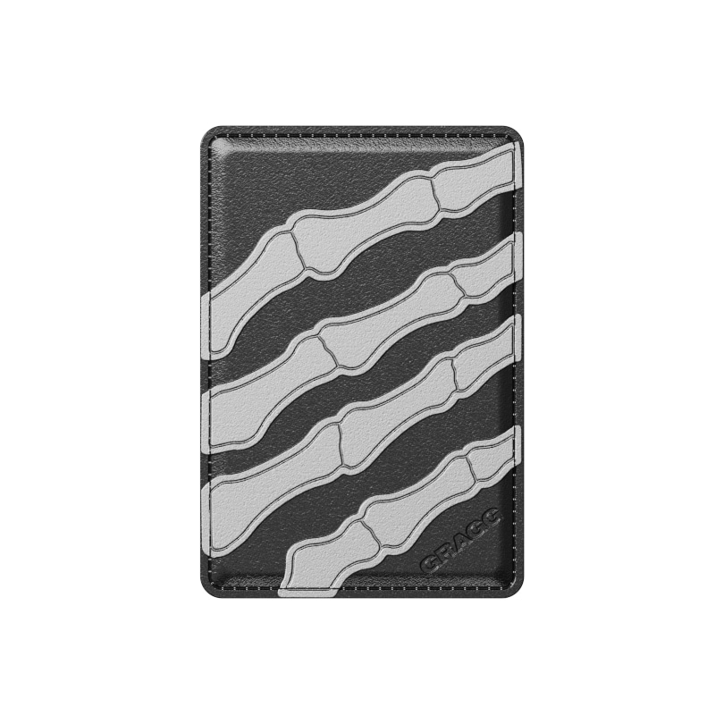 【GRAGG】 BONE MAGSAFE CARD SLOT - BLACK カードケース 正規品