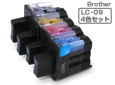 LC09-4PK 4色パック10セット Brother(ブラザー) 互換インクカートリッジ プリンターインク ICチップ残量検知対応