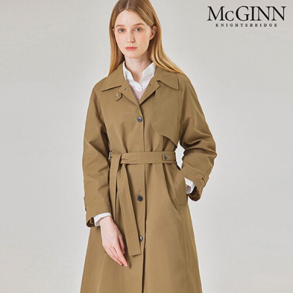 McGINN ベルトフィットロングトレンチコート_M3F1CT1510