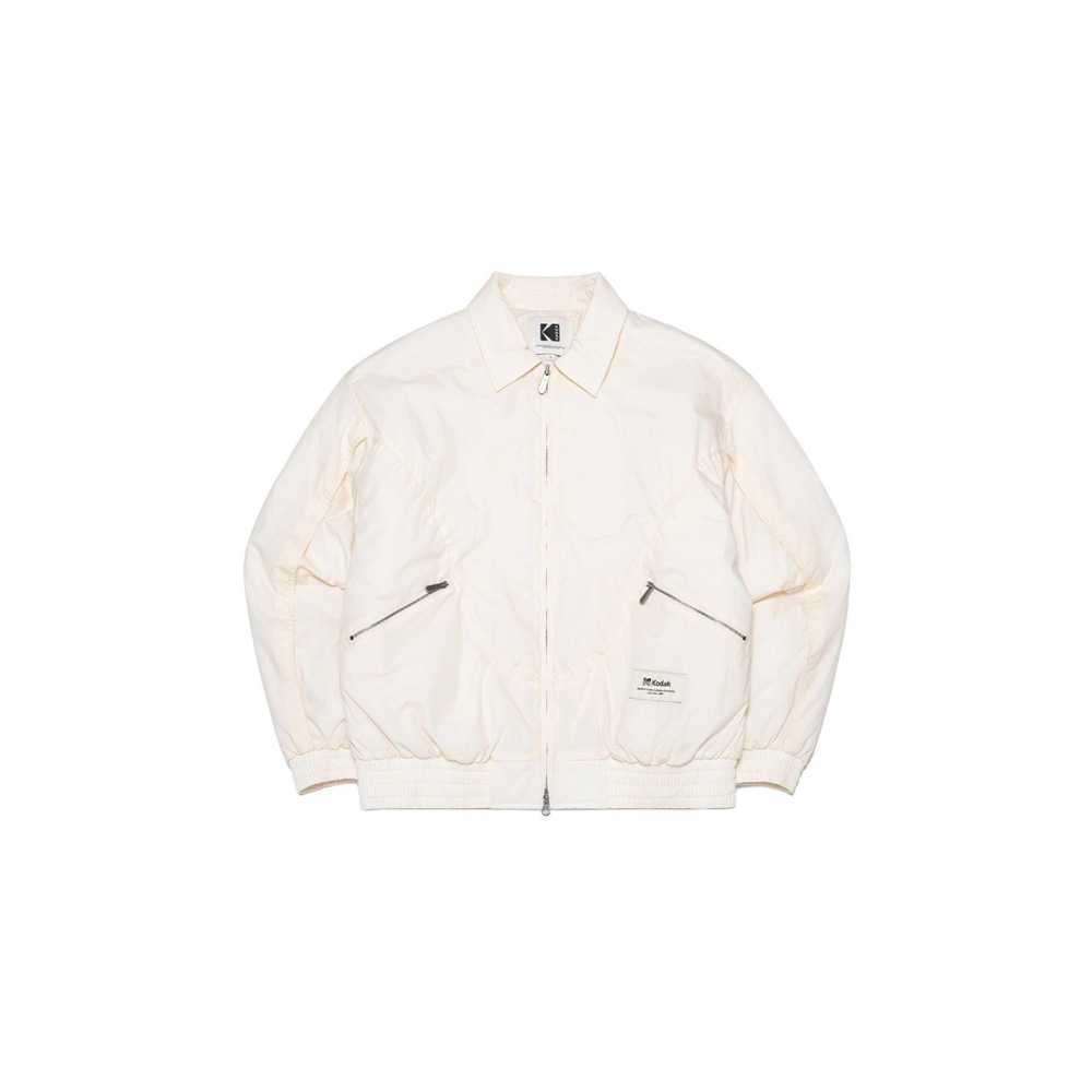 コダックアパレルライトパディングブルージョンジップジャケットIVORY 25,400円