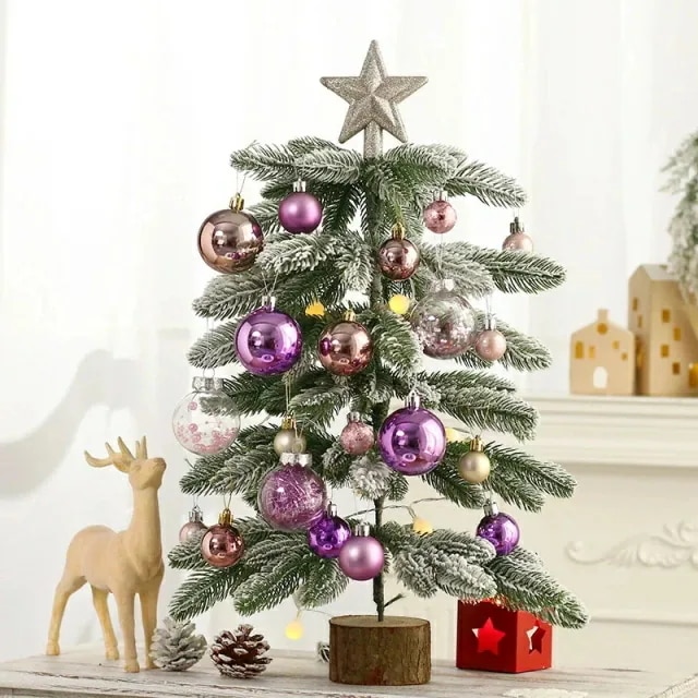 数量限定 55cm クリスマスツリー クリスマス・ツリー 机の表面 木 家 オフィス デスクトップ 装飾