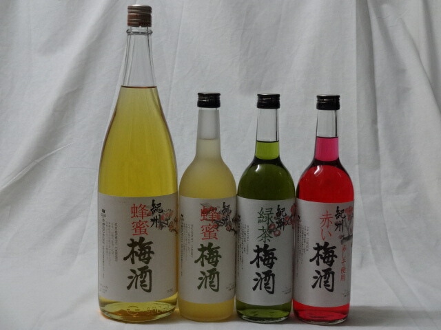 感謝価格】 こんな梅酒福袋が欲しかったぁ 4本セット(中野BC 蜂蜜梅酒 1800ml＋7 赤い梅酒) 緑茶梅酒 セット -  flaviogimenis.com.br