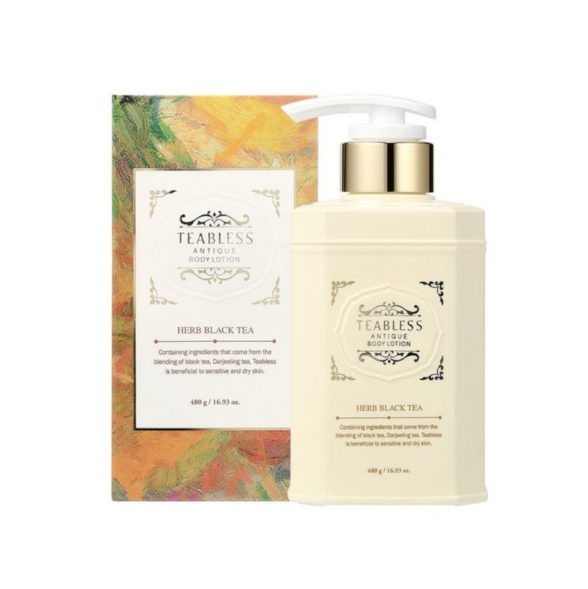 ボディローション ハーブブラックティーの香り, 480g*1ea (低刺激 保湿ケア/ ハーブティーコンプレックス配合/ アロマティック香料/人工香料無添加) 5,035円