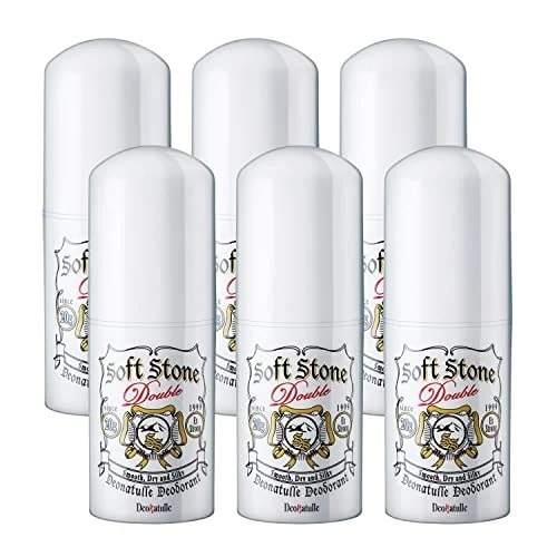 【医薬部外品】デオナチュレ ソフトストーンW ワキ用 直ヌリ 制汗剤 スティック×6個(20g×6)