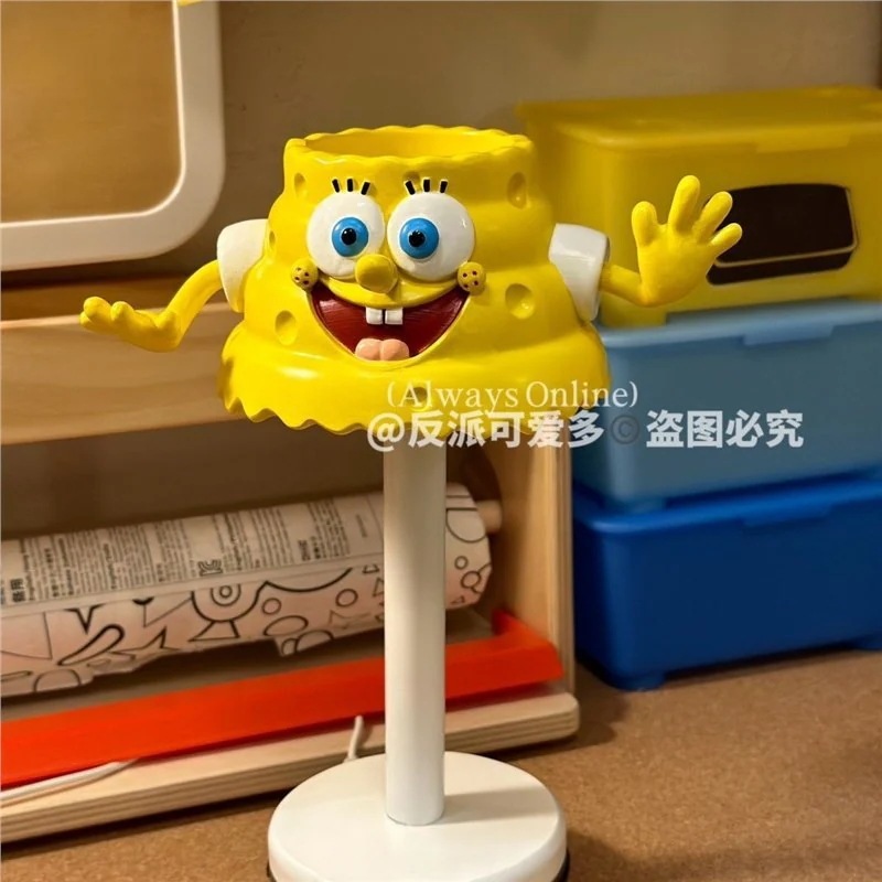 【急速出荷!】スポンジボブスクエアパンツテーブルランプ漫画ナイトライトクリエイティブ装飾ジュエリー収納家庭用家具063