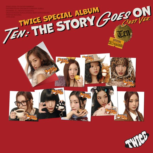 [9種セット] (CAST Ver.) TWICE Special Album [TEN: The Story Goes On] 韓国チャート反映 トゥアス